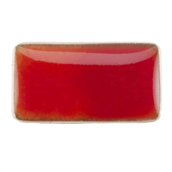 sample of Medium Enamel Transparent #2880 Woodrow Red 1 oz