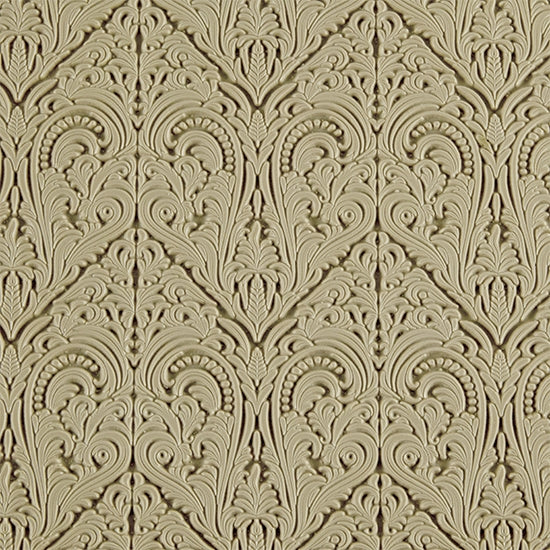 Long Mega Texture Tile - Victorian Tapestry Even longer than our Mega Tiles, these textures measure 6" x 12" which makes them perfect for both large and small projects. Long Mega Texture Tiles are flexible, washable and can be used with any soft clay. Spritz with CoolSlip or dust on Dry Powder Release for stick-free impressions when using metal clay and polymer clay.