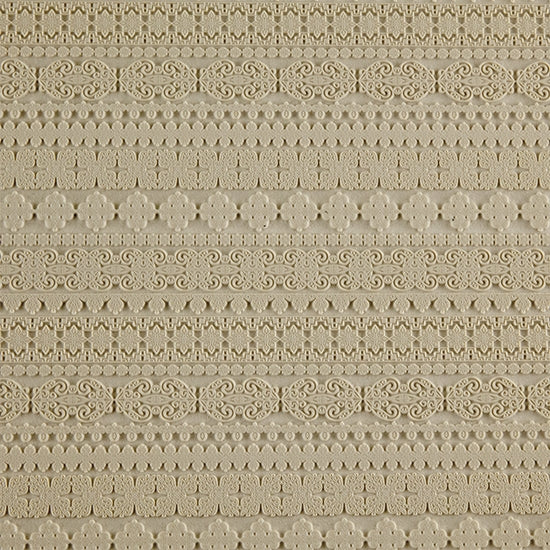 Long Mega Texture Tile - Fancy Borders Even longer than our Mega Tiles, these textures measure 6" x 12" which makes them perfect for both large and small projects. Long Mega Texture Tiles are flexible, washable and can be used with any soft clay. Spritz with CoolSlip or dust on Dry Powder Release for stick-free impressions when using metal clay and polymer clay.