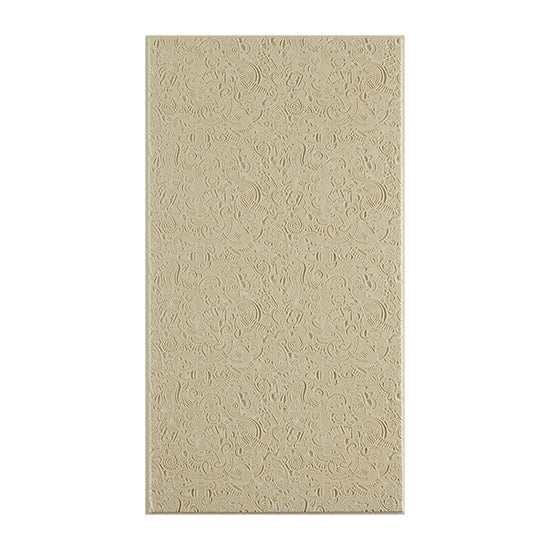 Long Mega Texture Tile - Rock Around The Clock Even longer than our Mega Tiles, these textures measure 6" x 12" which makes them perfect for both large and small projects. Long Mega Texture Tiles are flexible, washable and can be used with any soft clay. Spritz with CoolSlip or dust on Dry Powder Release for stick-free impressions when using metal clay and polymer clay.