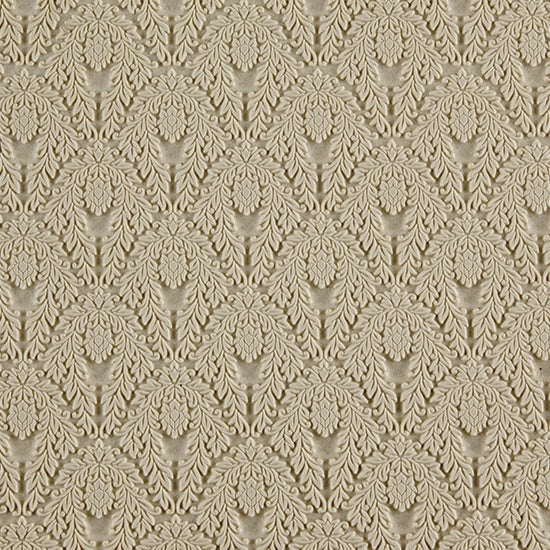 Long Mega Texture Tile - Blooming Lotus First Even longer than our Mega Tiles, these textures measure 6" x 12" which makes them perfect for both large and small projects. Long Mega Texture Tiles are flexible, washable and can be used with any soft clay. Spritz with CoolSlip or dust on Dry Powder Release for stick-free impressions when using metal clay and polymer clay.