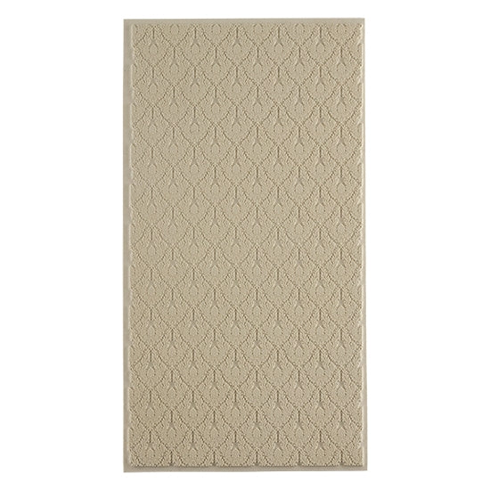 Long Mega Texture Tile - Blooming Lotus First Even longer than our Mega Tiles, these textures measure 6" x 12" which makes them perfect for both large and small projects. Long Mega Texture Tiles are flexible, washable and can be used with any soft clay. Spritz with CoolSlip or dust on Dry Powder Release for stick-free impressions when using metal clay and polymer clay.