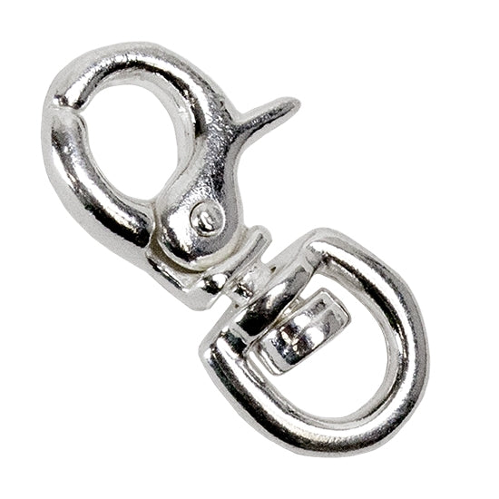 Sterling Silver Swivel Lobster Clasp 15 x 6.5mm - Pkg/1