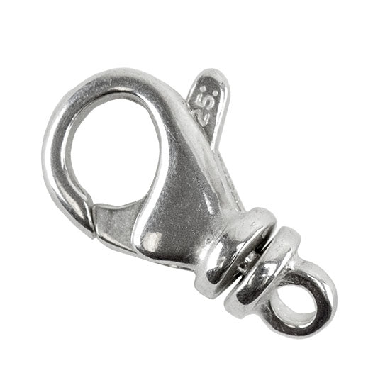 Sterling Silver Swivel Lobster Clasp