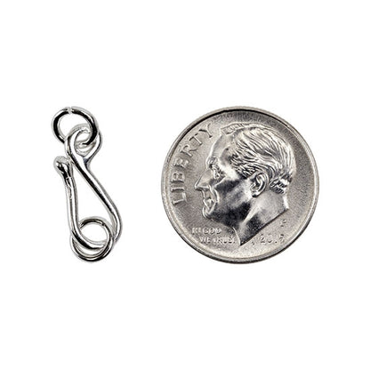 Sterling Silver Hook with Rings 15mm - Pkg/1 - Cool Tools