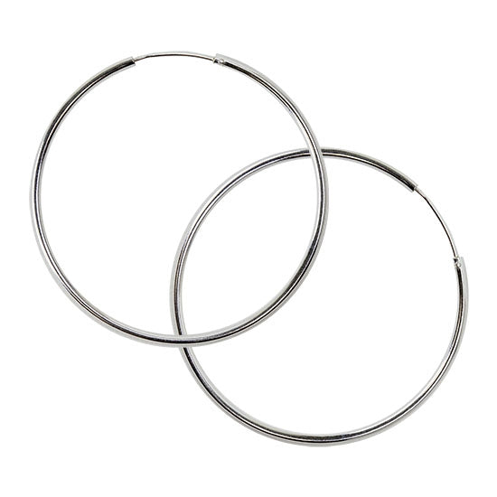 Sterling Silver Endless Hoops