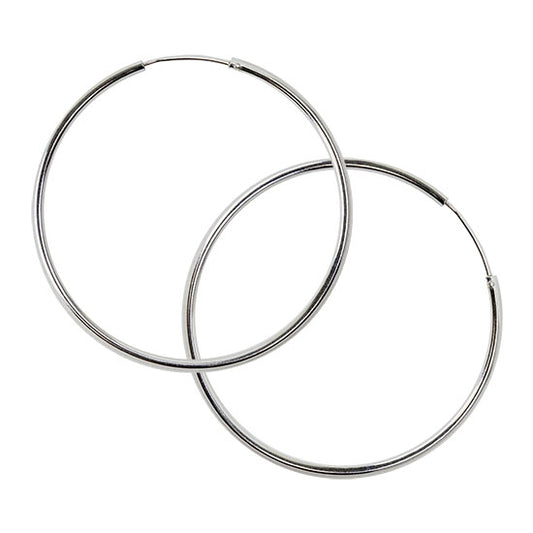 Sterling Silver Endless Hoops