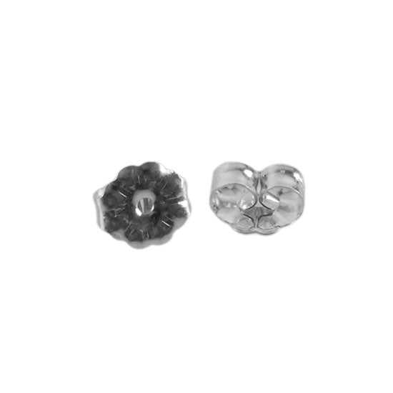 Sterling Silver Daisy Ear Nuts Pkg/10