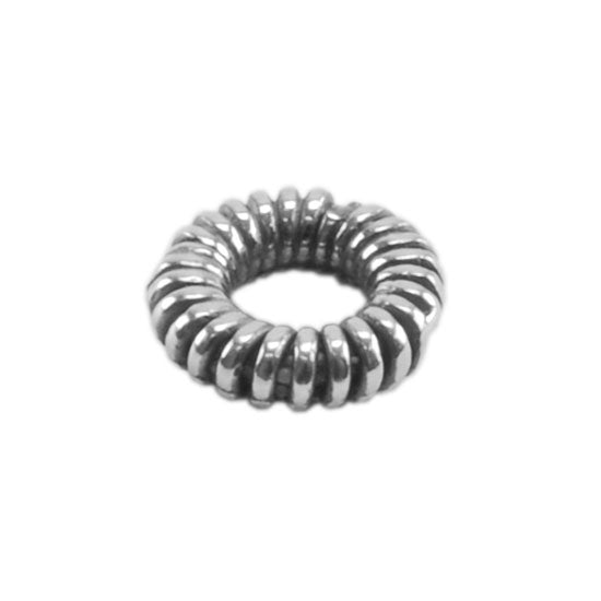 Silver Plate Spacer - Coiled