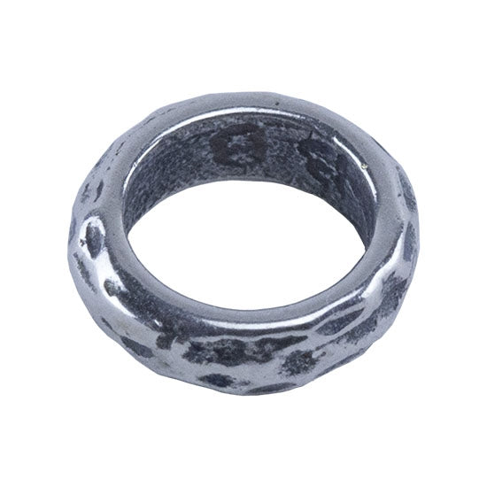 Silver Plate Spacer - Hammered