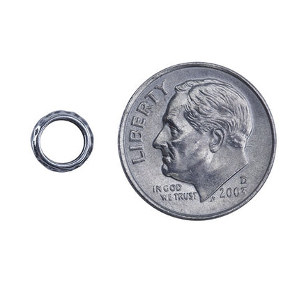 Silver Plate Spacer - Hammered - Cool Tools