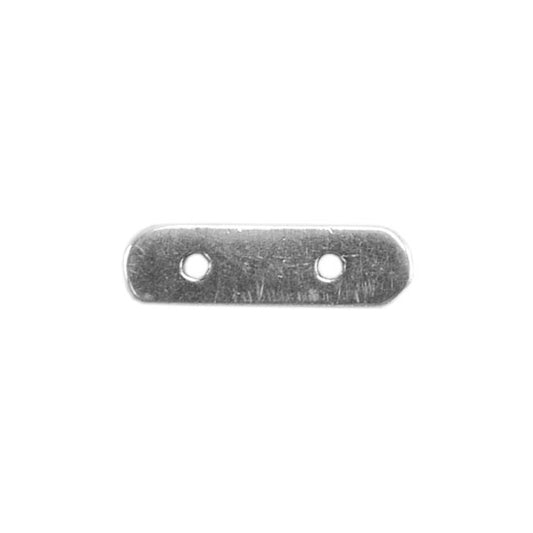 Silver Plate Bar Spacer - Double Strand