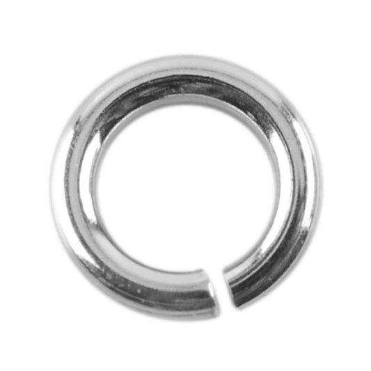 Sterling Silver Open Jump Rings - Round