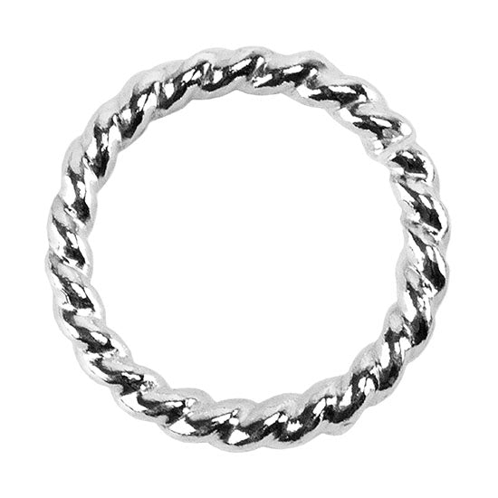 Sterling Silver Round Twist - Wire Open Jump Rings