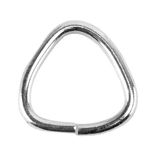 Sterling Silver 4.8mm Triangle Round-Wire Open Jump Ring 