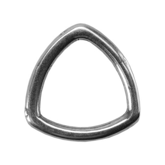 Silver Plate Jump Ring - Trillion Large 11.1mm Pkg/2