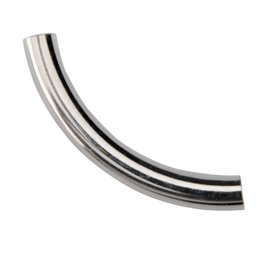 Sterling Silver Tube Bail - 5mm x 38mm Pkg/2