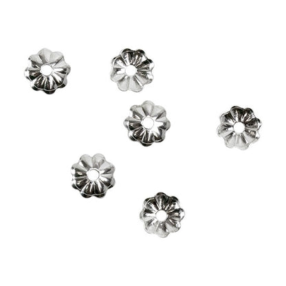 Sterling Silver Bead Cap - 4mm - Pkg/6 - Cool Tools