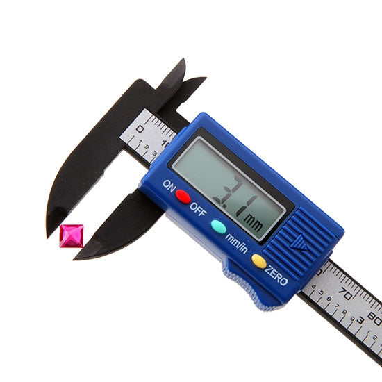 Digital Caliper - Economy 4" Digital Caliper. Measures inner and outer dimensions. Display in inches or millimeters. Features a large, easy to read display. Automatic shut-off.