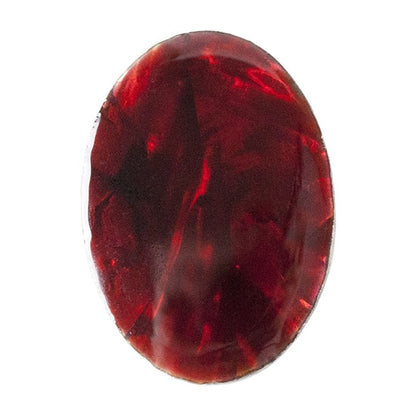 Red Paua Abalone Shell Gemstone - Cabochon Oval 18mm x 25mm Pkg/1 - Cool Tools