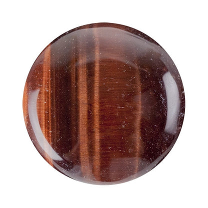 Tiger Eye Red Gemstone - Cabochon Round - Cool Tools