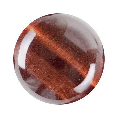 Tiger Eye Red Gemstone - Cabochon Round - Cool Tools