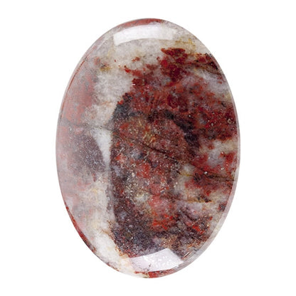 Poppy Jasper Gemstone - Cabochon Oval 22mm x 30mm Pkg/1 - Cool Tools