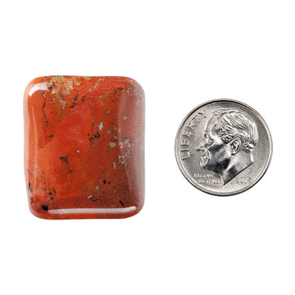 Vaquilla Jasper Gemstone - Cabochon Rectangle 23mm x 27mm Pkg/1 - Cool Tools