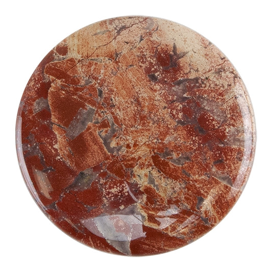 Brecciated Jasper Gemstone - Cabochon Round 40mm - Pkg/1