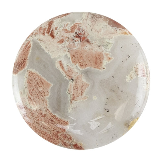 Brecciated Jasper Gemstone - Cabochon Round 35mm - Pkg/1