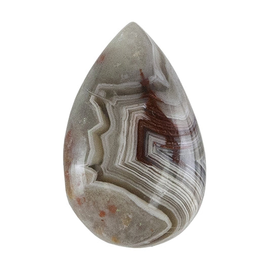 Crazy Lace Agate Gemstone - Cabochon  Freeform 16.5mm X 26.5mm