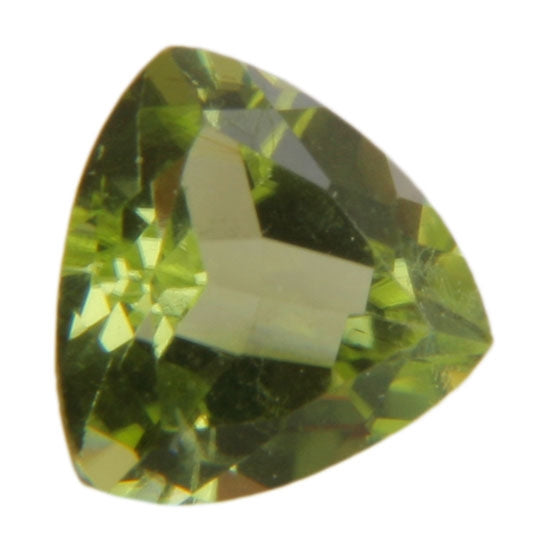 Peridot Gemstone - Trillion