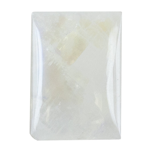 Rainbow Moonstone Gemstone - Rectangle Cabochon 12.5mm x 17mm - Pkg/1