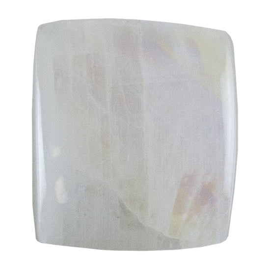 Rainbow Moonstone Gemstone - Rectangle Cabochon 12.5mm x 14mm - Pkg/1