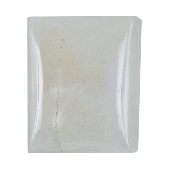 Rainbow Moonstone Gemstone - Rectangle Cabochon 13.5mm x  16.5mm - Pkg/1