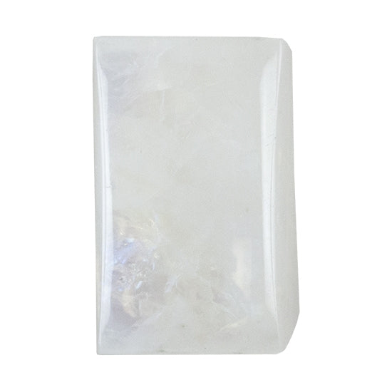 Rainbow Moonstone Gemstone - Rectangle Cabochon 12.5mm x 20mm - Pkg/1