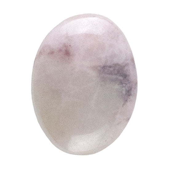 Rhodonite Gemstone - Oval Cabochon 6mm x 8mm - Pkg/1