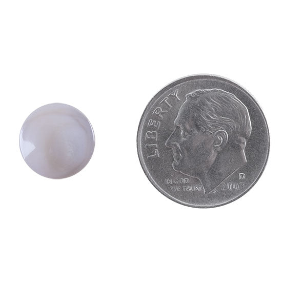 Pink Shell Gemstone - Cabochon Round 10mm Pkg/1