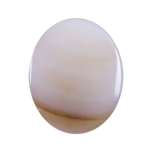 Pink Shell Gemstone - Cabochon Oval 10mm x 12mm - Pkg/1