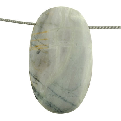 Picasso Marble Gemstone - Oval Pendant 24mm x 44mm Pkg/1 - Cool Tools