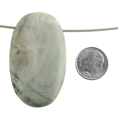 Picasso Marble Gemstone - Oval Pendant 24mm x 44mm Pkg/1 - Cool Tools