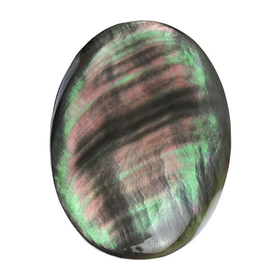 Black Lip Shell Gemstone - Cabochon Oval