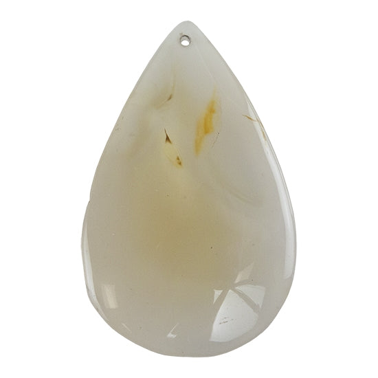 Moon Agate Gemstone - Teardrop Pendant 42mm x 62mm - Pkg/1