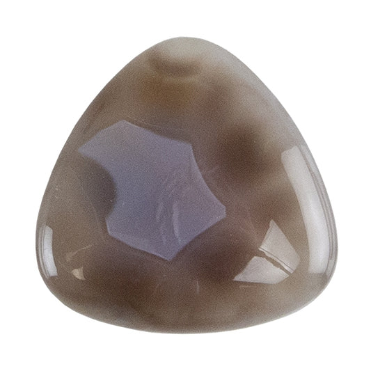 Botswana Agate Gemstone - Cabochon Trillion 25mm x 25mm - Pkg/1