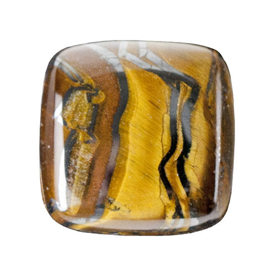 Natural Tiger Iron Gemstone - Cabochon Square