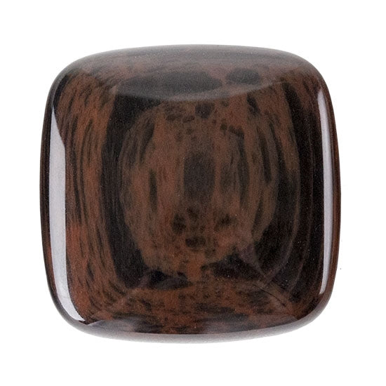 Obsidian Mahogany Gemstone - Cabochon Square 20mm Pkg/1