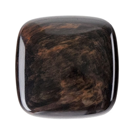 Obsidian Mahogany Gemstone - Cabochon Square 20mm Pkg/1