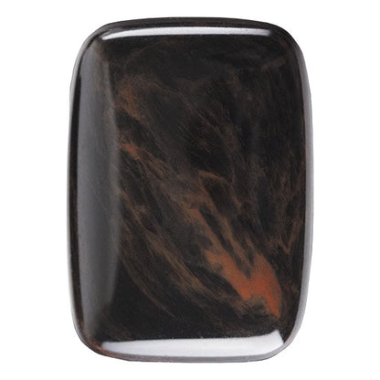 Obsidian Mahogany Gemstone - Cabochon Rectangle - Cool Tools