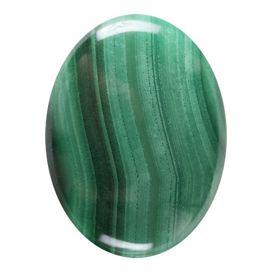 Malachite Gemstone - Cabochon Oval