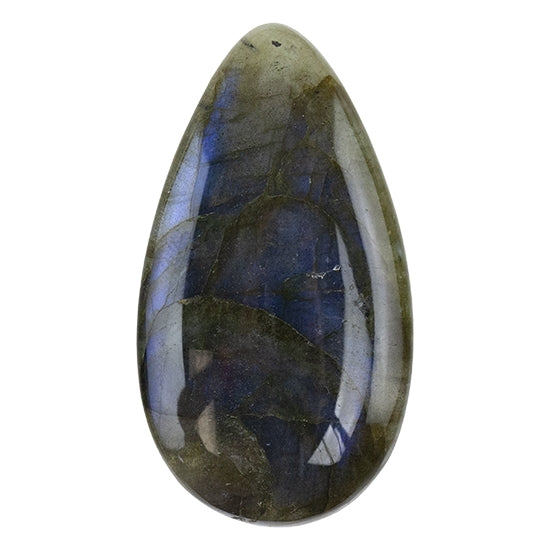 Labradorite Gemstone - Teardrop Cabochon 22mm x 40mm - Pkg/1